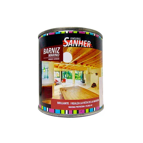 Litro Barniz Marino Natural Sanher
