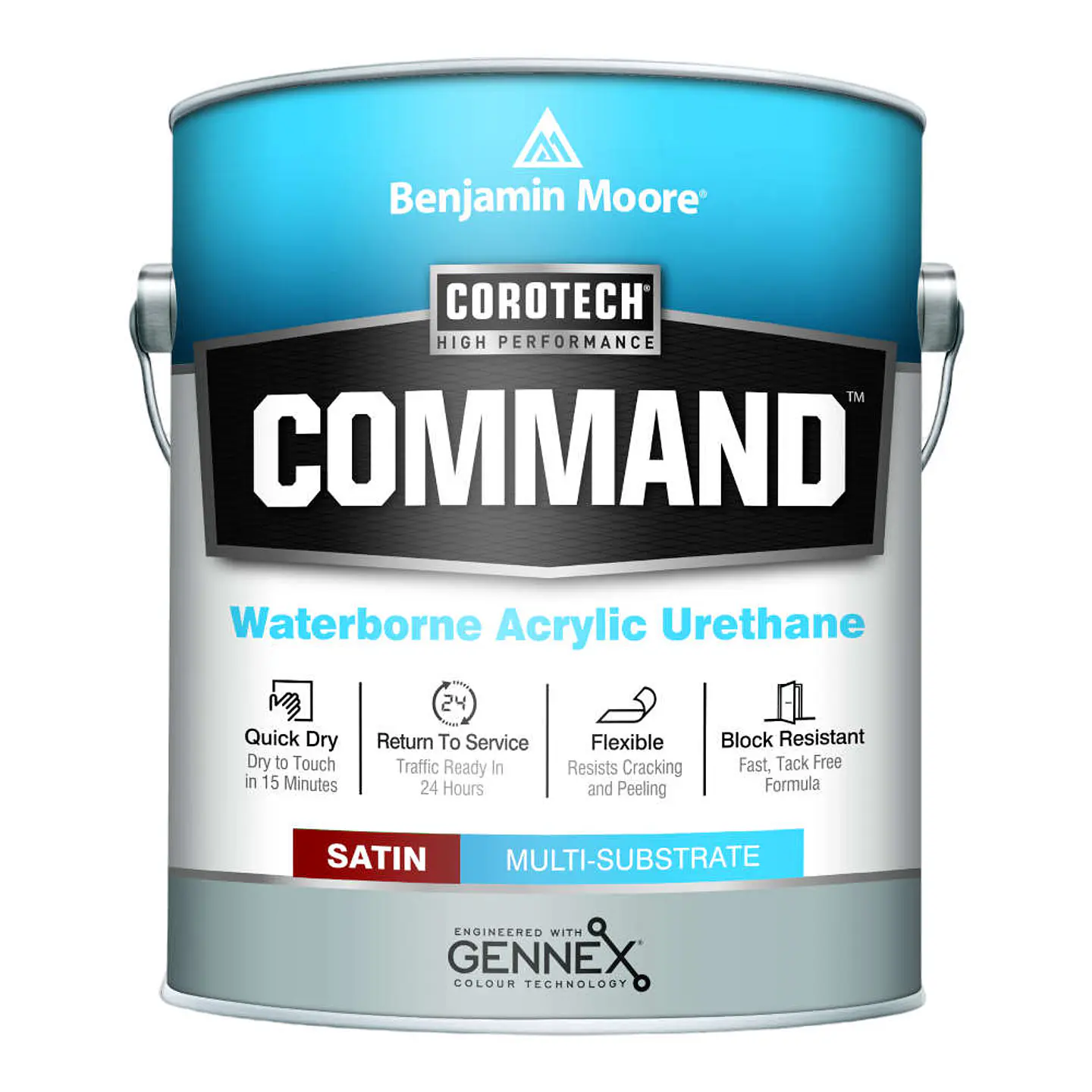 Galon Command Satin Base 3 de Benjamin Moore 1