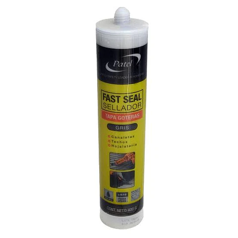 Fast Seal Tapa Goteras Gris 400g Patel 