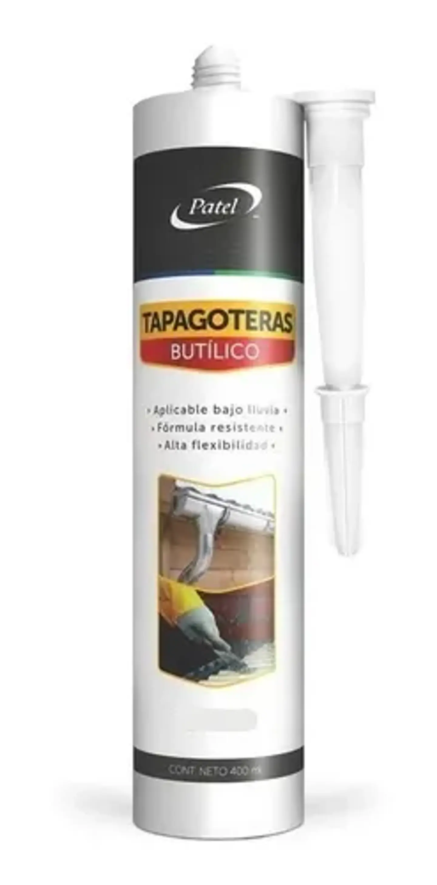 Tapa Goteras Butílico Gris 310 ml Patel 1