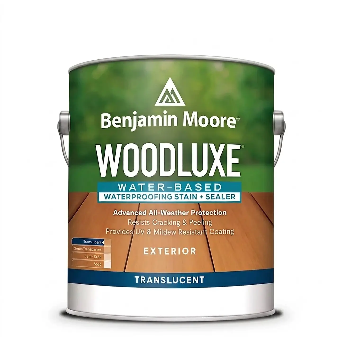 Galón Woodluxe Translucent Cedar Benjamin Moore 1