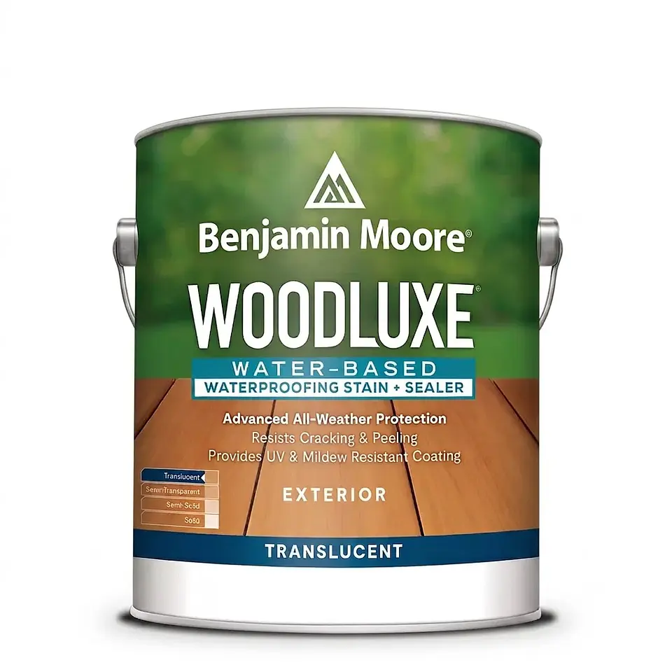 Galón Woodluxe Translucent Cedar Benjamin Moore 1