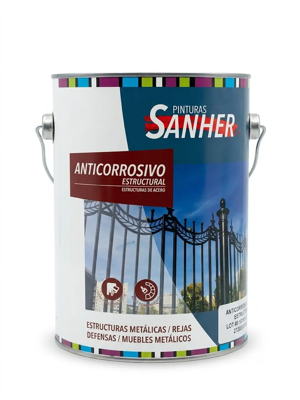 Galon anticorrosivo rojo Sanher 1