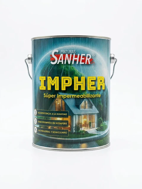 Galon impermeabilizante premium incolor Sanher