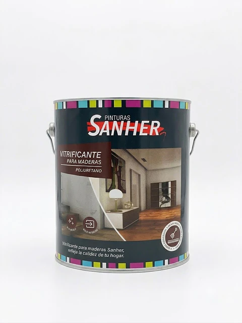 Galon vitrificante natural para madera Sanher 