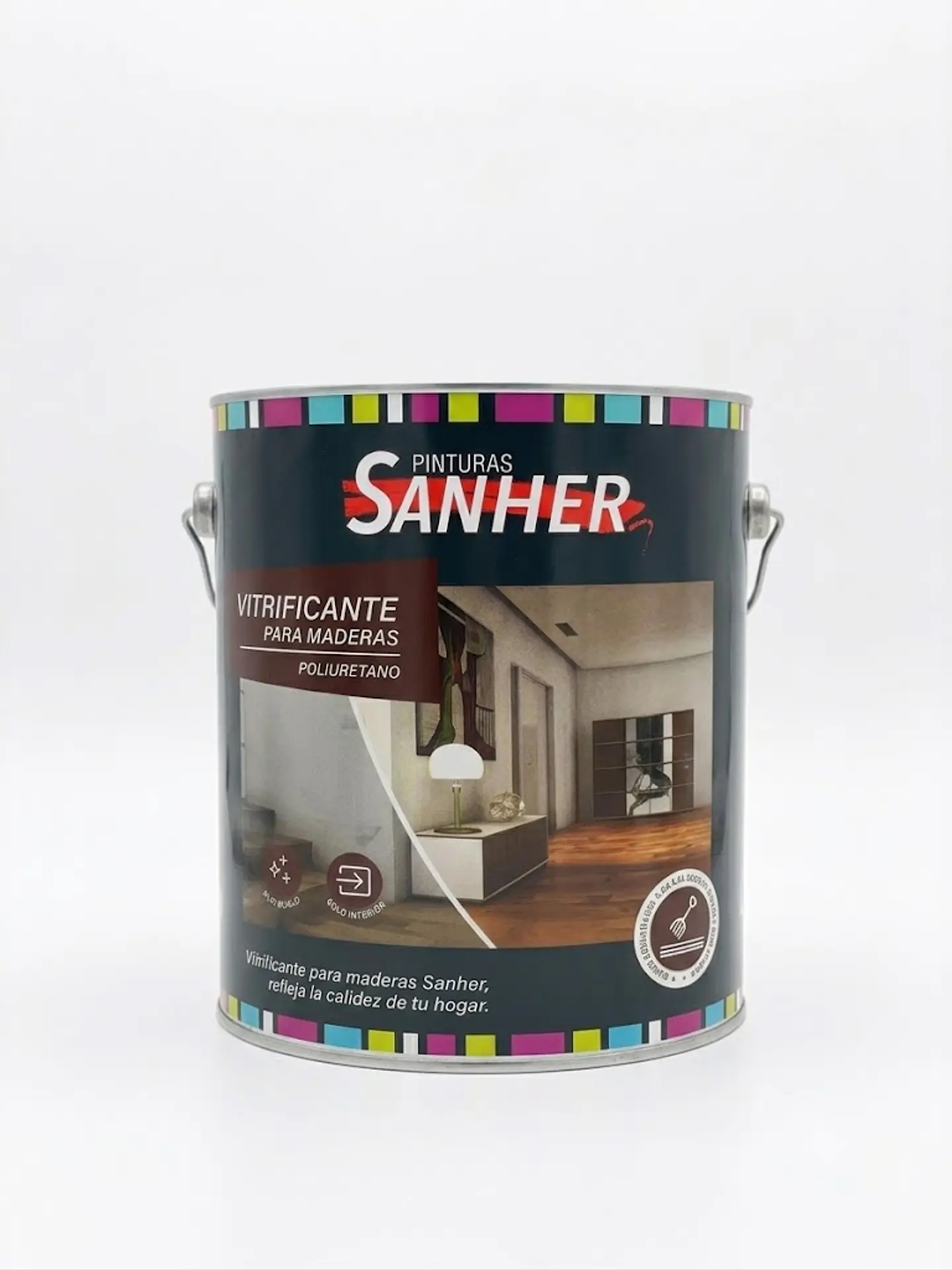 Galon vitrificante natural para madera Sanher  1