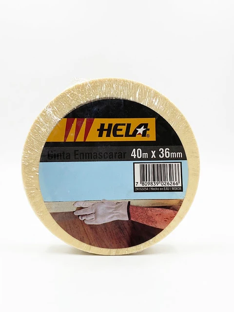 Cinta de enmascarar 40m x 36mm Hela