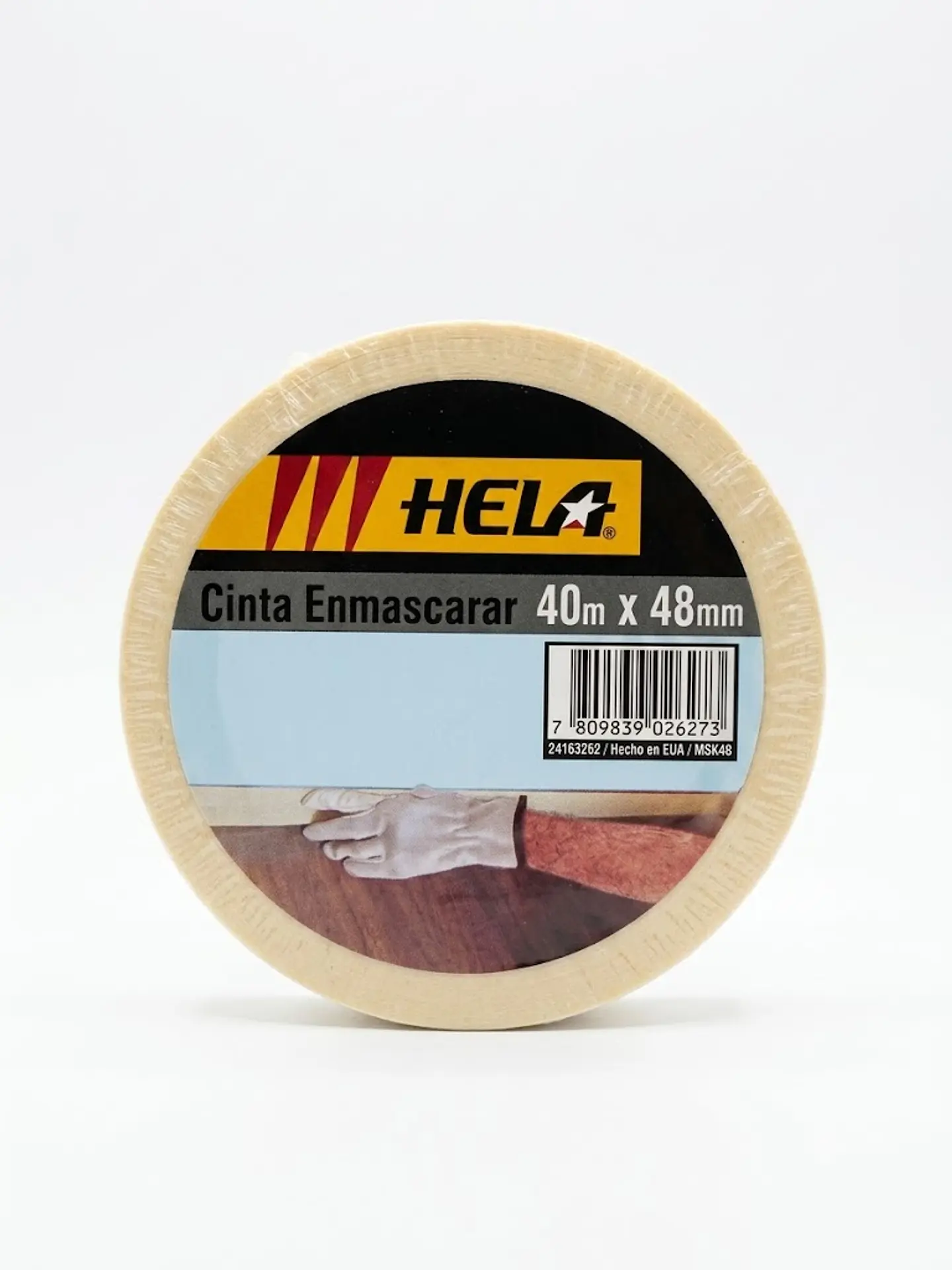 Cinta de enmascarar 40m x 48mm Hela 1