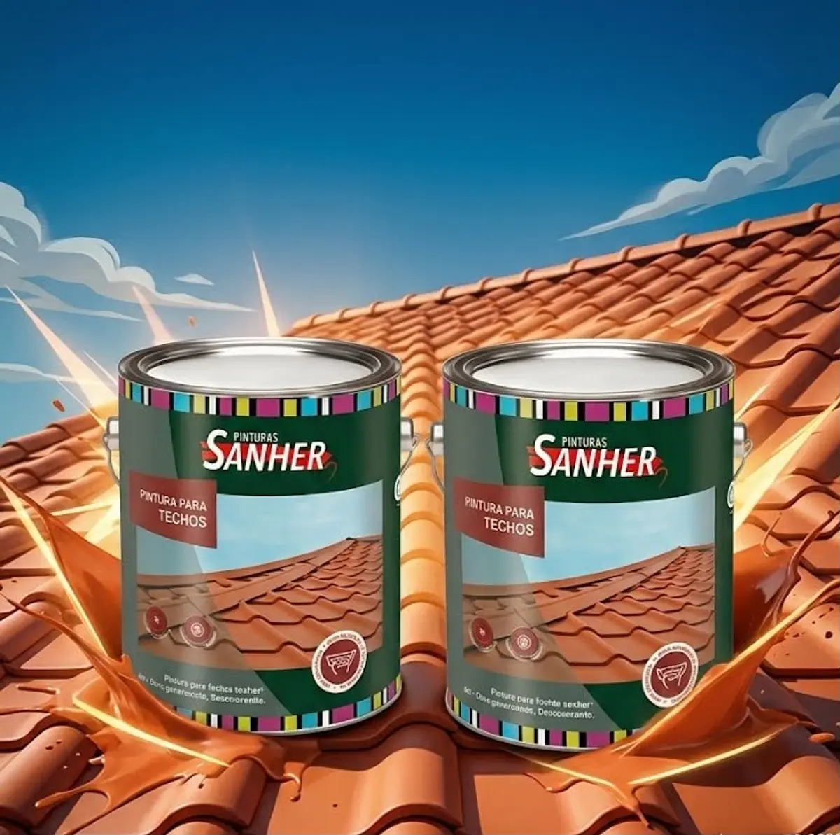 Pintura para techo