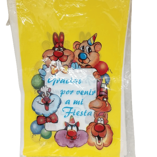 Set de Bolsas Plasticas para Dulces x 10 Unidades 