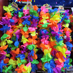 COLLAR DE FLORES LUMINOSO ( LED ) X 1 UNIDAD.