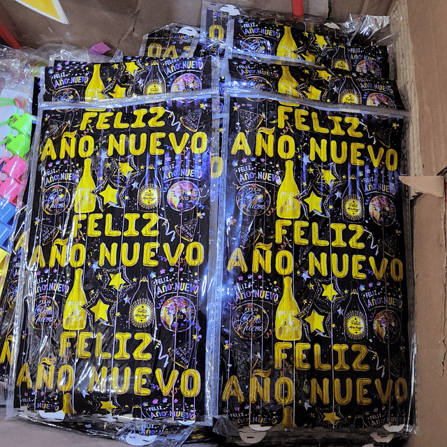  CORTINA METALIZADA AÑO NUEVO X 1 UNIDAD