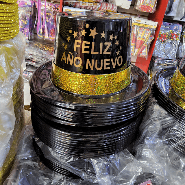 GORRO COPA AÑO NUEVO X 1 UNIDAD