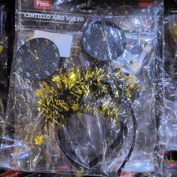 CINTILLO RELOJ AÑO NUEVO X 1 UNIDAD 