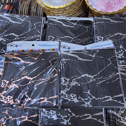 SERVILLETAS MARMOLEADAS X 12 UNIDADES