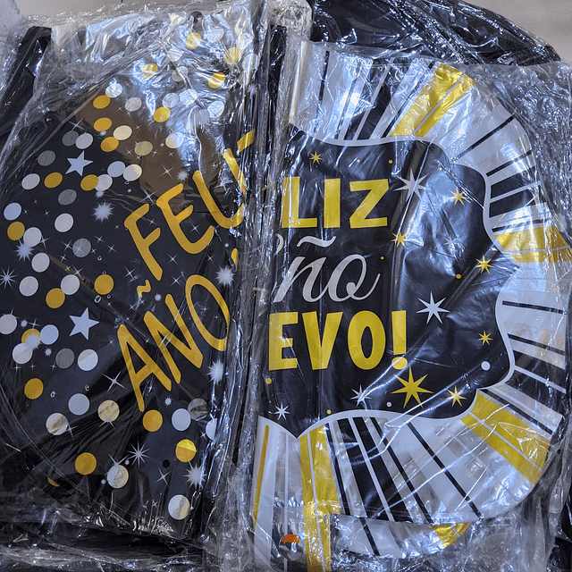 PACK DE GLOBOS METÁLICOS X 50 UNIDADES