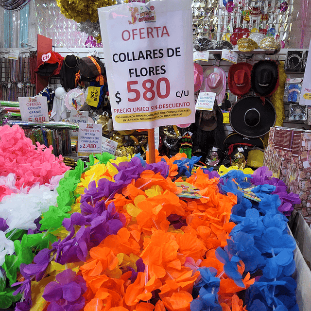 COLLAR DE FLORES X 1 UNIDAD