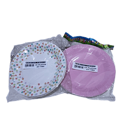 SET PLATOS REDONDOS  X 18 UNIDADES SELECCIONADOS