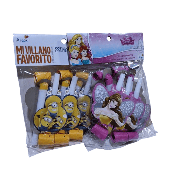 SET PITOS SERPIENTES  X 6 UNIDADES SELECCIONADOS