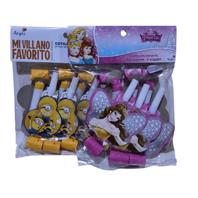 SET PITOS SERPIENTES  X 6 UNIDADES SELECCIONADOS