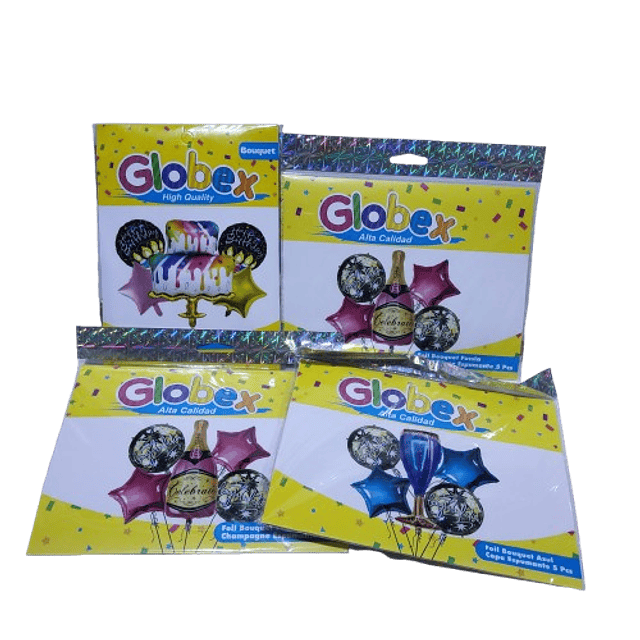 SET GLOBOS  BOUQUETS  GLOBEX