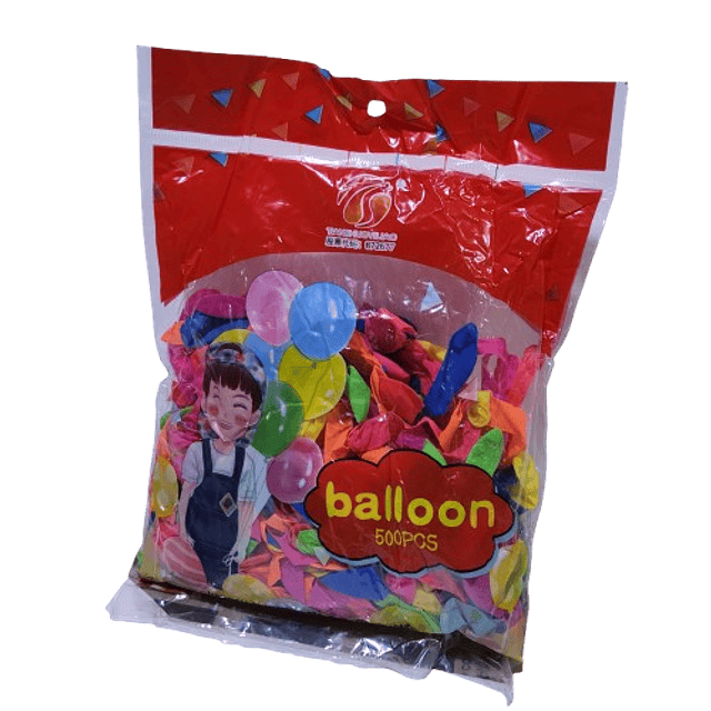 SET GLOBOS  BOMBAS DE AGUA  X 500 UNIDADES