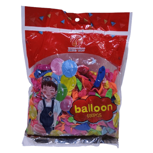 SET GLOBOS  BOMBAS DE AGUA  X 500 UNIDADES