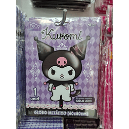 kuromi globo metálico 60x80 cm
