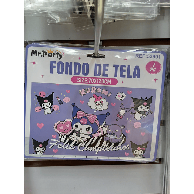 Fondo de tela kuromi