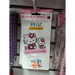Topper Decorativo Hello Kitty