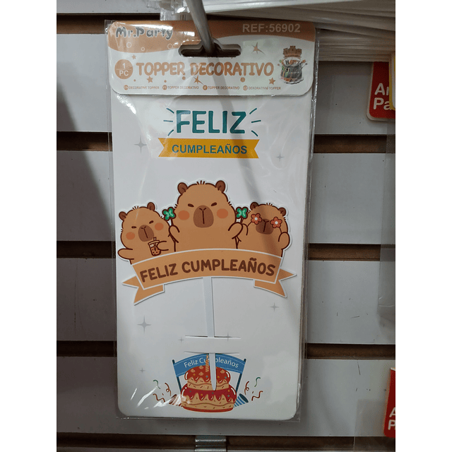 Topper Decorativo Capibara