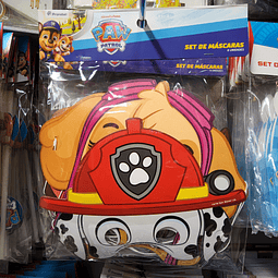 set de máscaras paw patrol