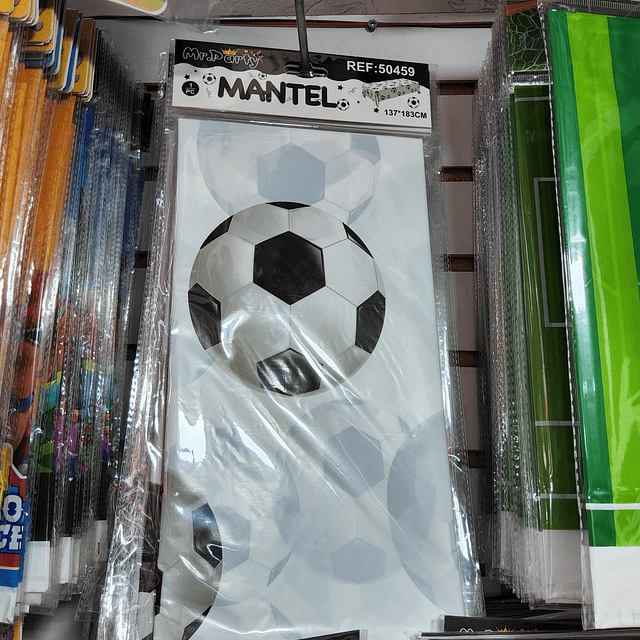 Mantel plástico futbol 