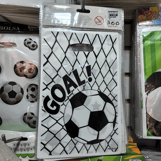 Bolsa para dulce futbol