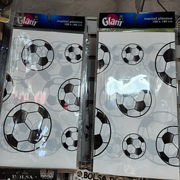 Mantel plástico futbol