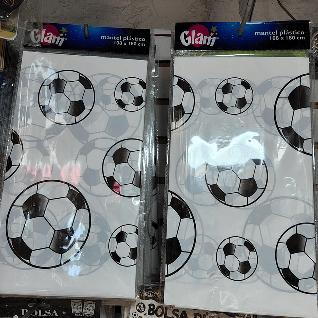 Mantel plástico futbol