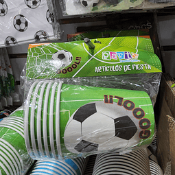 Vasos de Futbol x 6 unidades