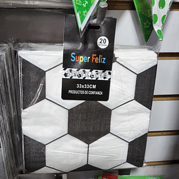 Servilleta con Diseño de futbol