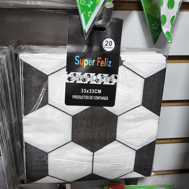 Servilleta con Diseño de futbol