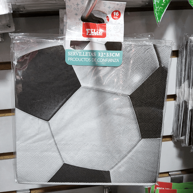 Servilleta con diseño de Futbol