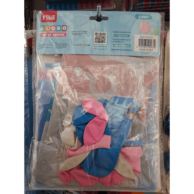 Set de Globos de revelación de sexo