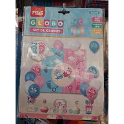 Set de Globos de revelación de sexo