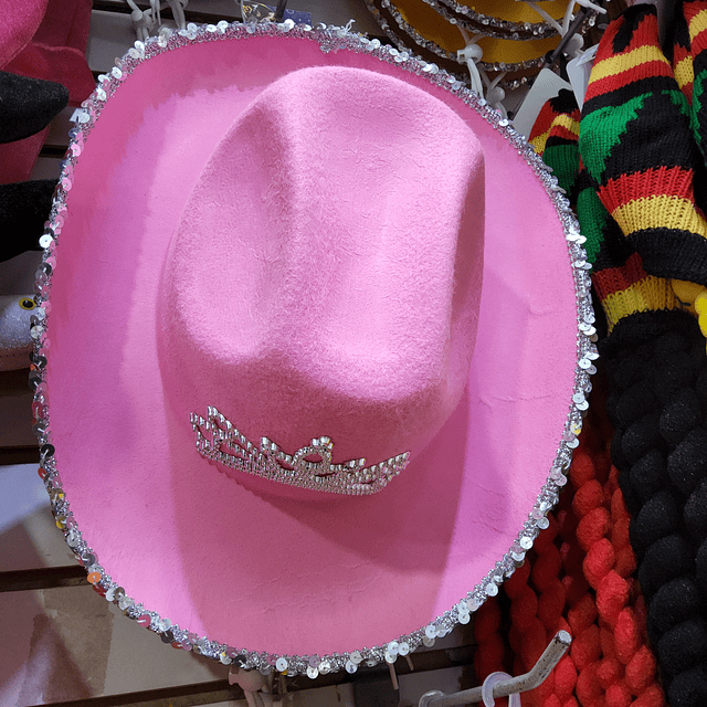 GORROS DE COTILLON VAQUERO ROSADO