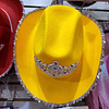 GORRO DE COTILLON VAQUERO AMARILLO
