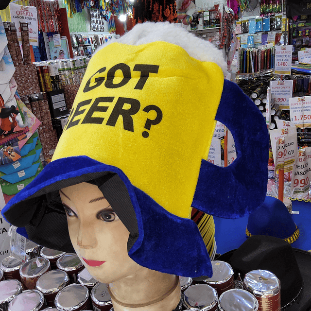GORRO COTILLON GOT BEER