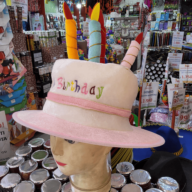 GORRO COTILLON PASTEL