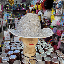 GORRO COTILLON VAQUERO PLATEADO