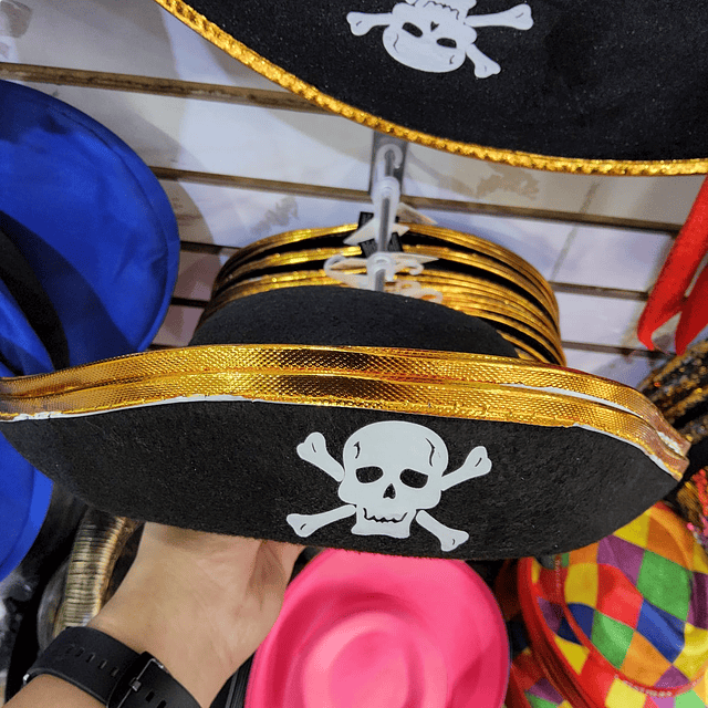 GORRO COTILLON PIRATA
