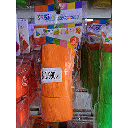 FESTON NARANJO FLUOR 3 pcs