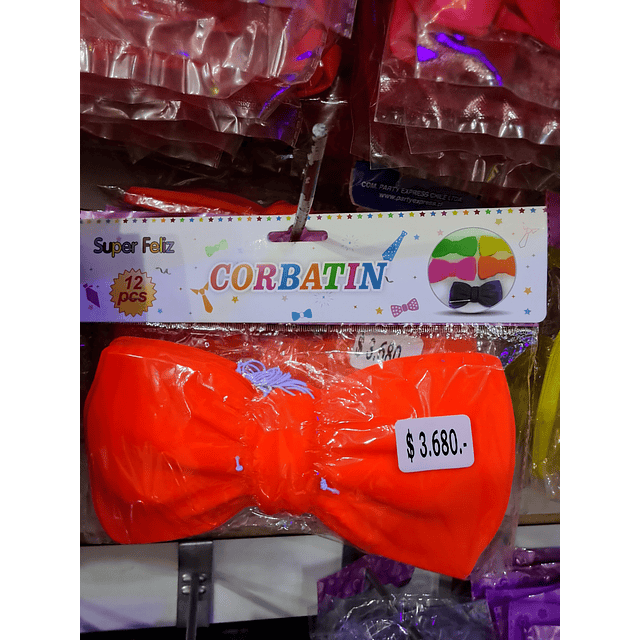 HUMITAS NARANJA FLUOR GRANDE X 12 UNIDADES